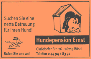 Hundepension Ernst CLAUDIA MIKKELSEN